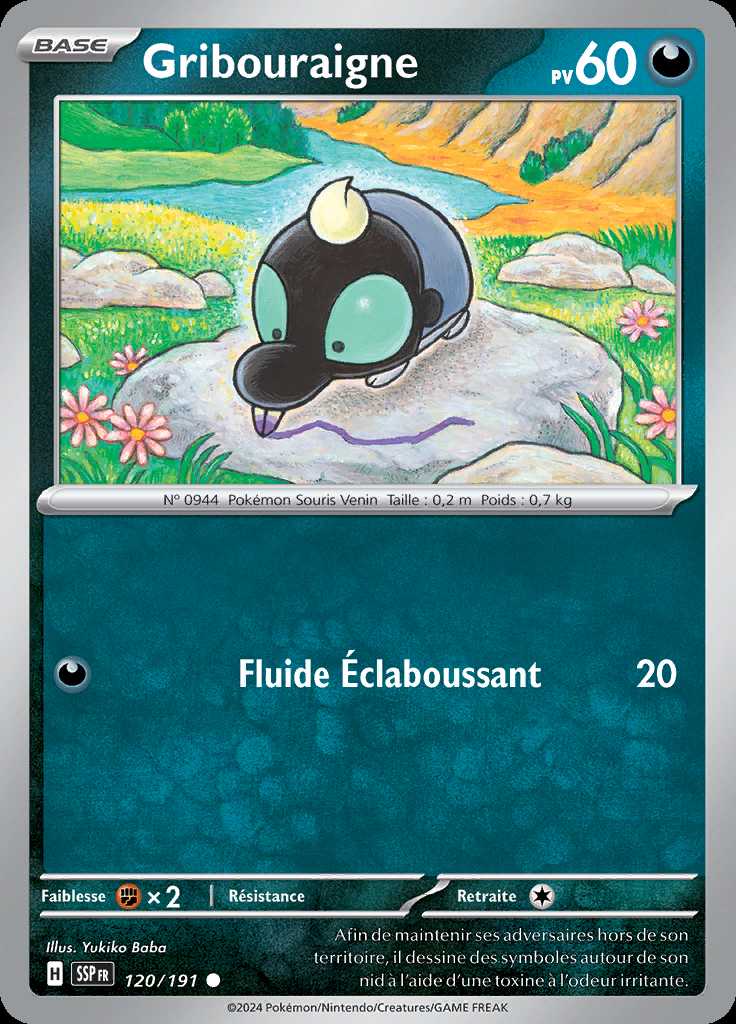 Gribouraigne 120/191 — Étincelles Déferlantes