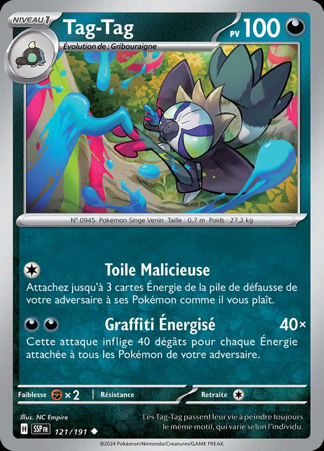 Tag-Tag 121/191 — Étincelles Déferlantes