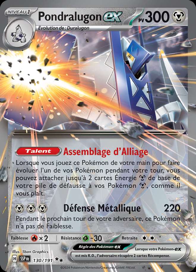 Pondralugon-ex 130/191 — Étincelles Déferlantes