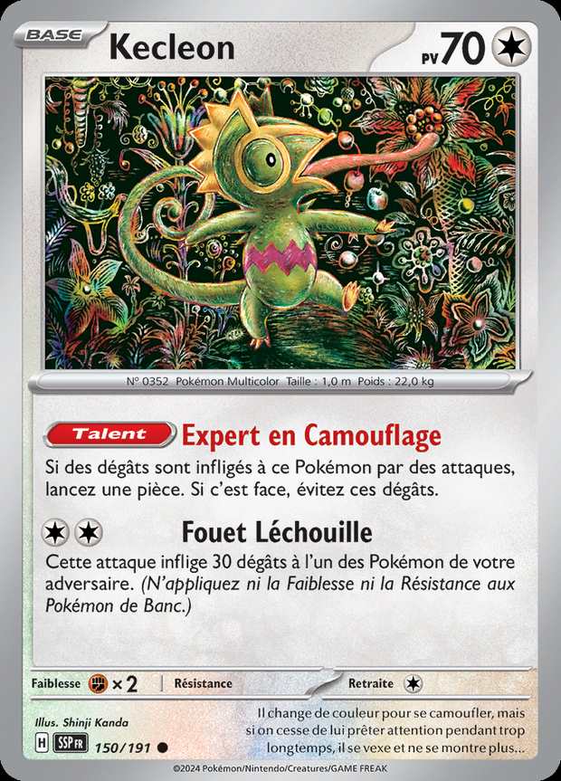 Kecleon 150/191 — Étincelles Déferlantes