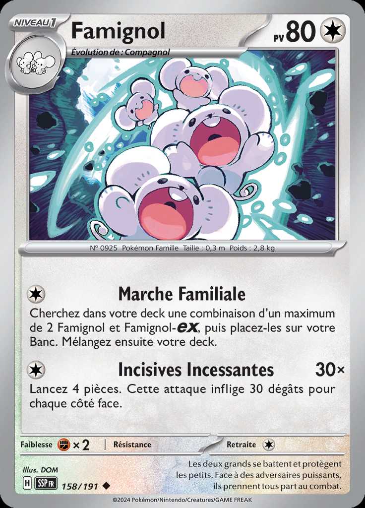 Famignol 158/191 — Étincelles Déferlantes
