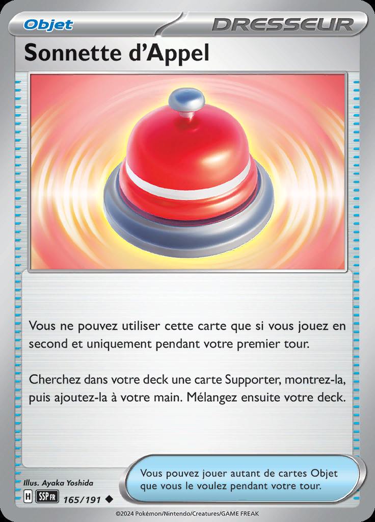 Sonnette d'Appel 165/191 — Étincelles Déferlantes