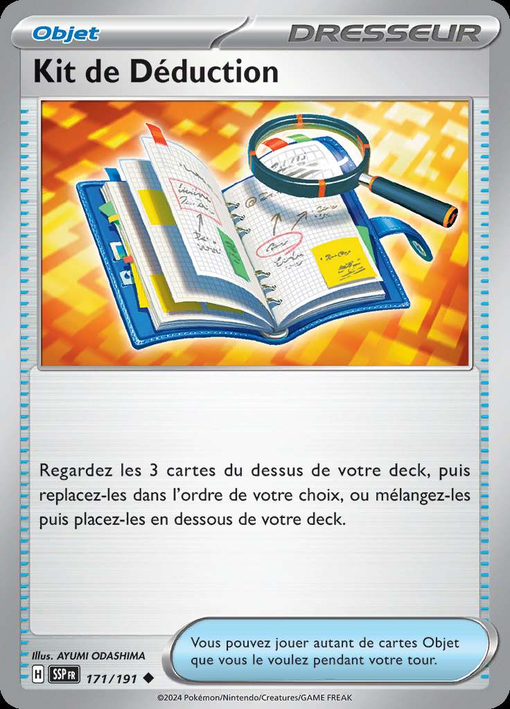 Kit de Déduction 171/191 — Étincelles Déferlantes