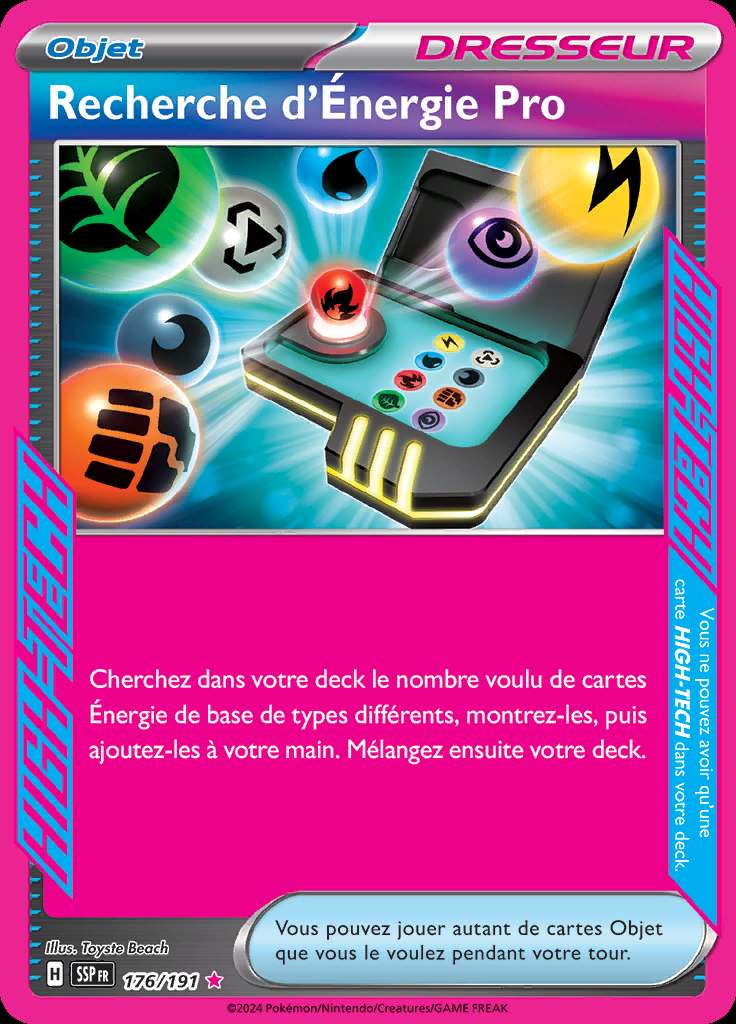 Recherche d'Énergie Pro 176/191 — Étincelles Déferlantes