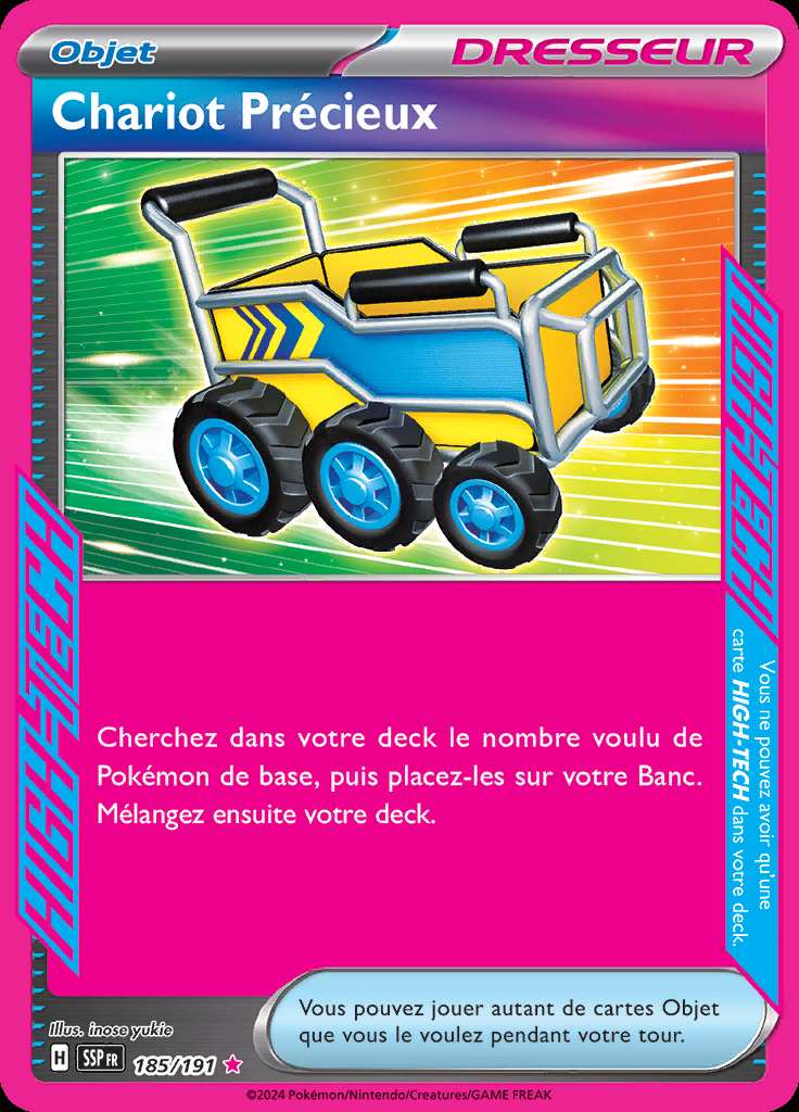 Chariot Précieux 185/191 — Étincelles Déferlantes