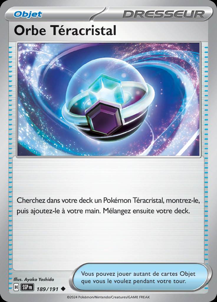 Orbe Téracristal 189/191 — Étincelles Déferlantes
