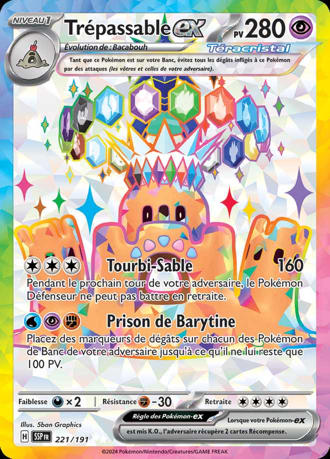 Trépassable-ex 221/191 — Étincelles Déferlantes