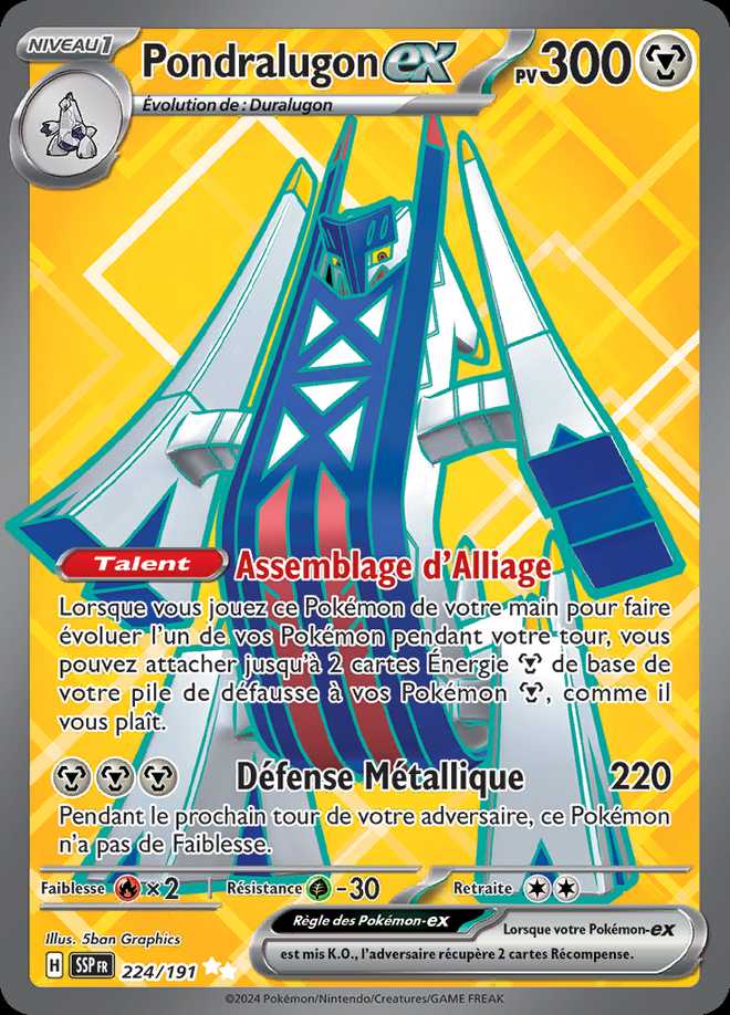 Pondralugon-ex 224/191 — Étincelles Déferlantes