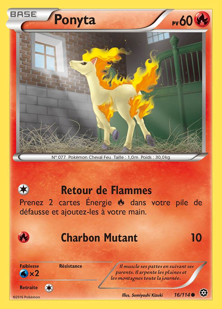 Ponyta 016/114 — Offensive Vapeur