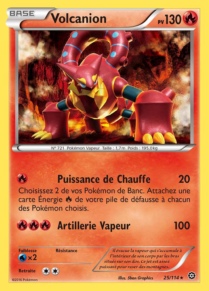 Volcanion 025/114 — Offensive Vapeur