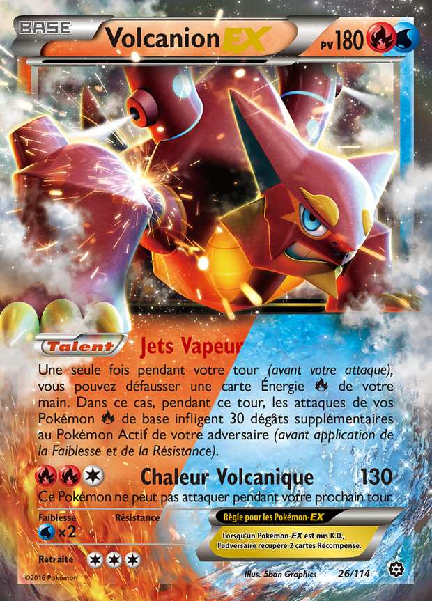 Volcanion-EX 026/114 — Offensive Vapeur