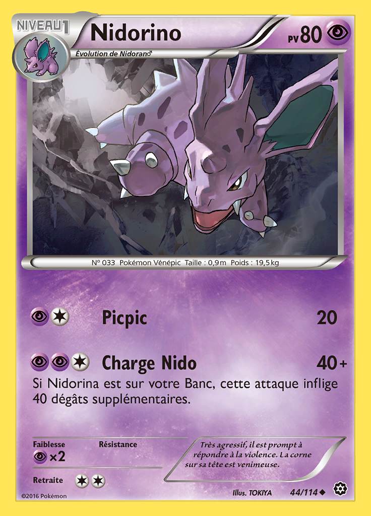 Nidorino 044/114 — Offensive Vapeur