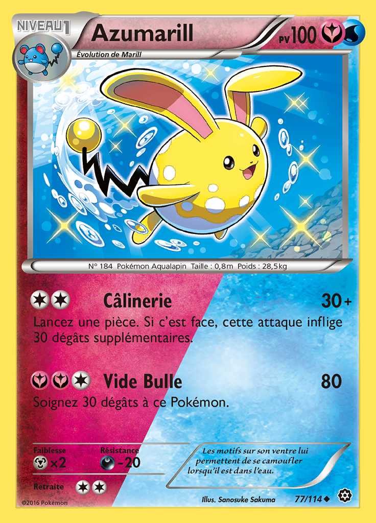 Azumarill 077/114 — Offensive Vapeur