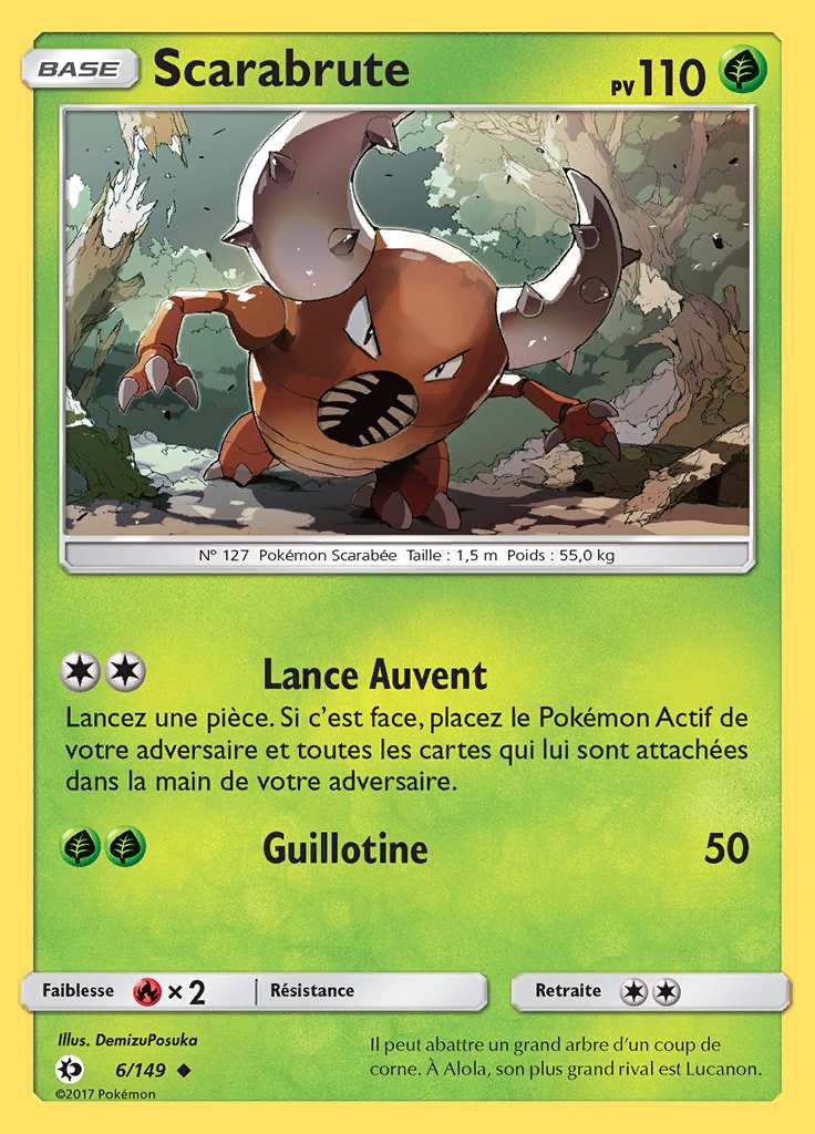 Scarabrute 006/149 — Soleil et Lune
