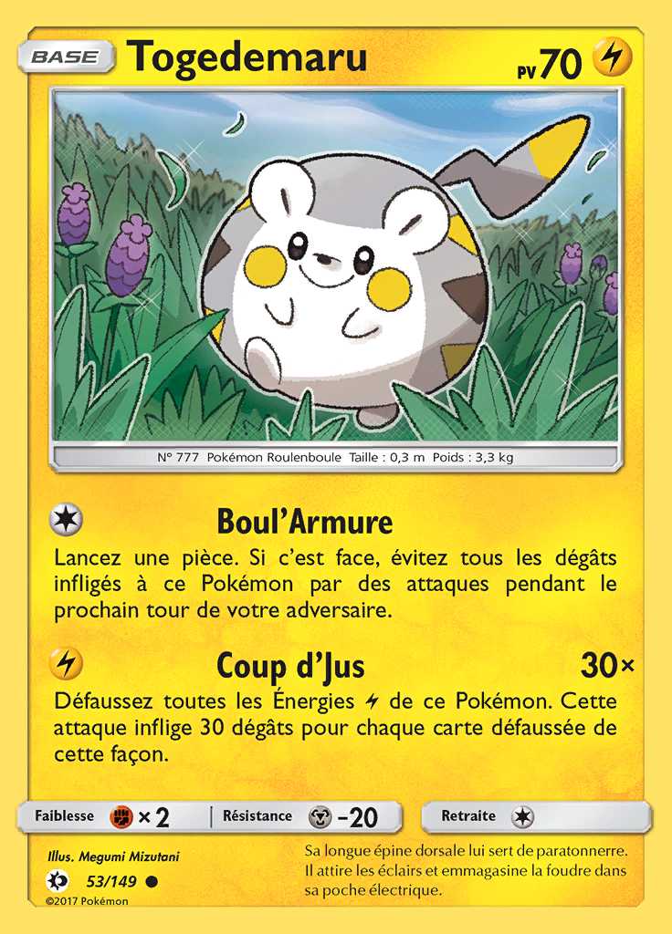 Togedemaru 053/149 — Soleil et Lune