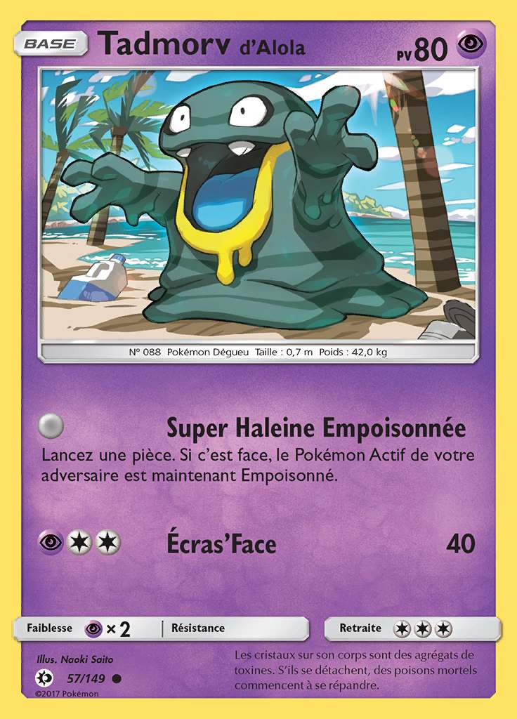 Tadmorv d'Alola 057/149 — Soleil et Lune