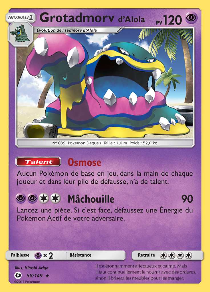 Grotadmorv d'Alola 058/149 — Soleil et Lune