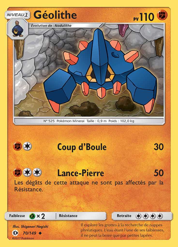 Géolithe 070/149 — Soleil et Lune