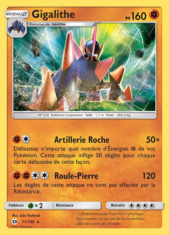 Gigalithe 071/149 — Soleil et Lune