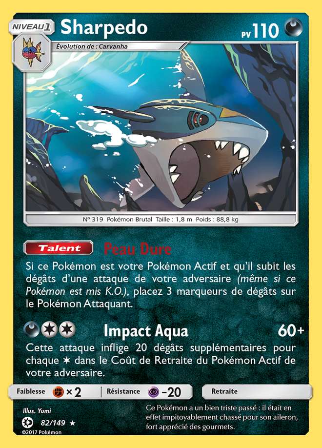 Sharpedo 082/149 — Soleil et Lune