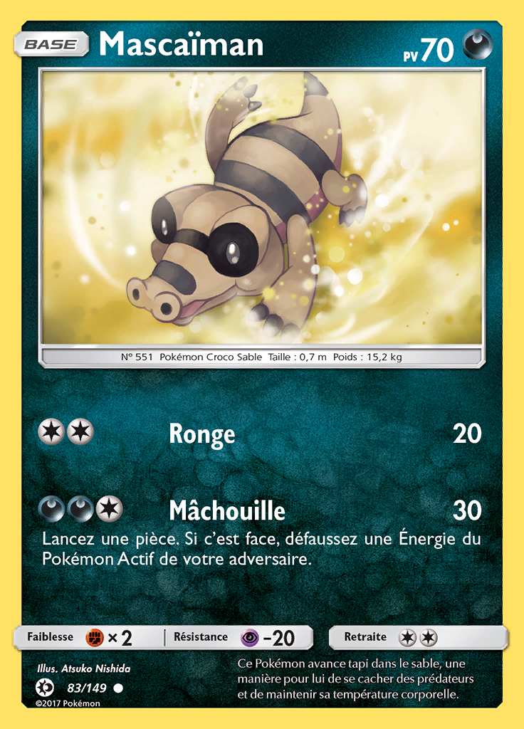 Mascaïman 083/149 — Soleil et Lune