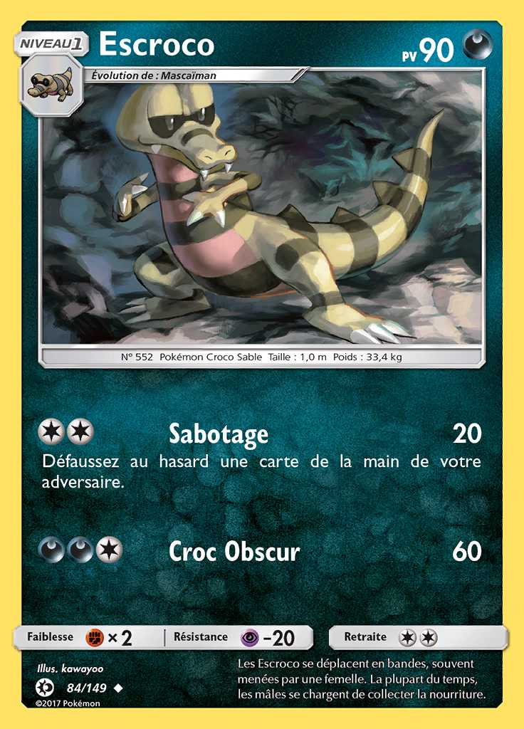 Escroco 084/149 — Soleil et Lune