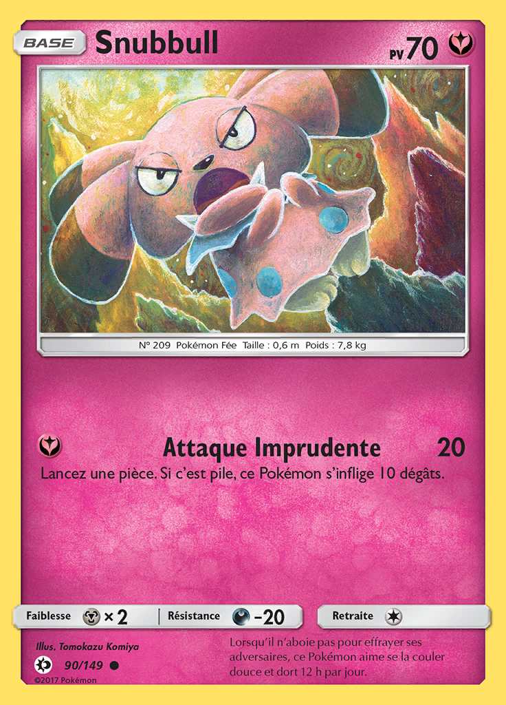 Snubbull 090/149 — Soleil et Lune