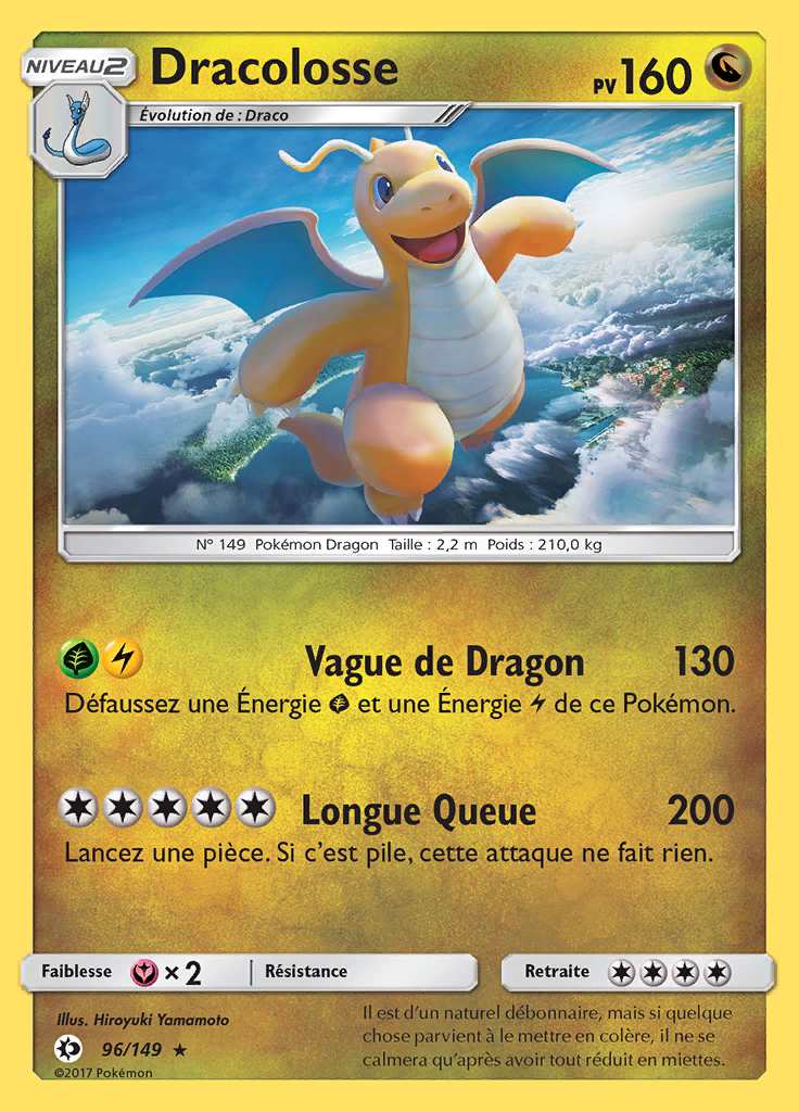Dracolosse 096/149 — Soleil et Lune