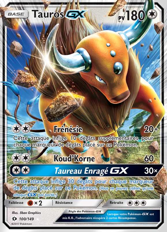 Tauros-GX 100/149 — Soleil et Lune
