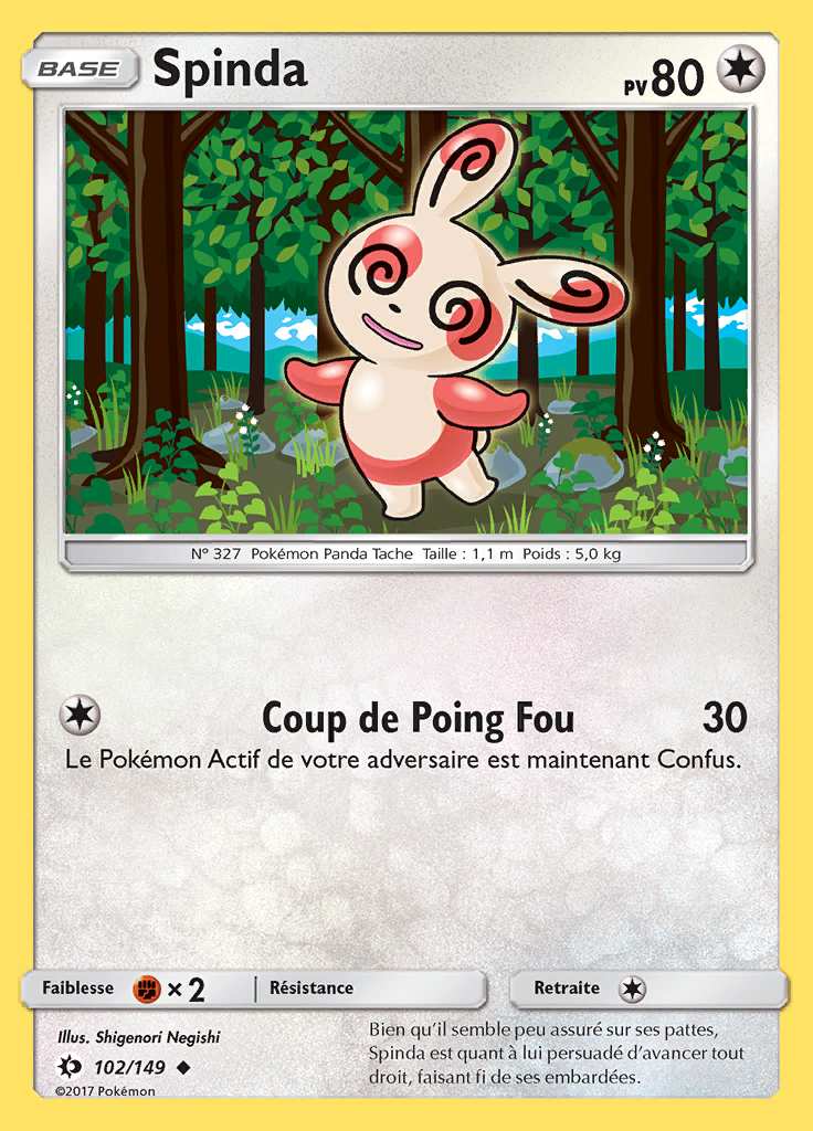 Spinda 102/149 — Soleil et Lune