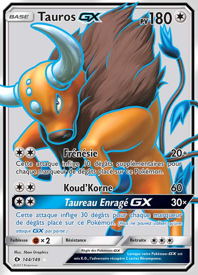 Tauros-GX 144/149 — Soleil et Lune