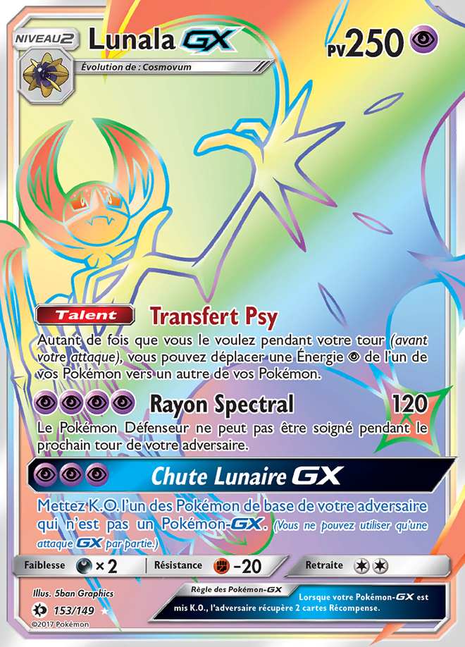 Lunala-GX 153/149 — Soleil et Lune