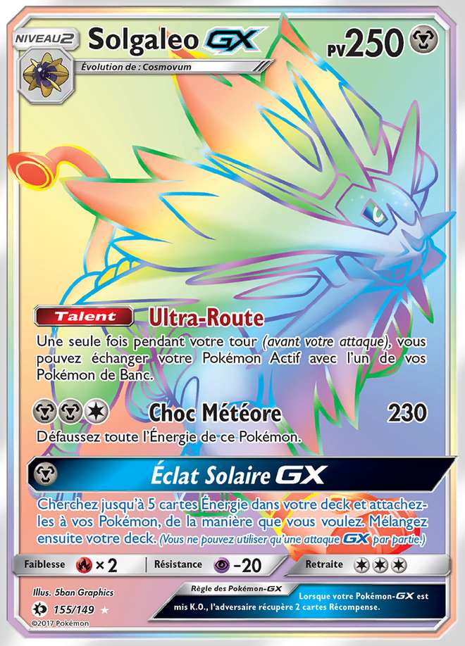 Solgaleo-GX 155/149 — Soleil et Lune