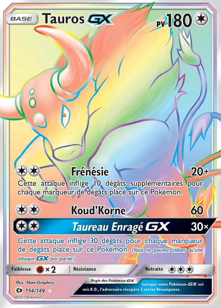 Tauros-GX 156/149 — Soleil et Lune