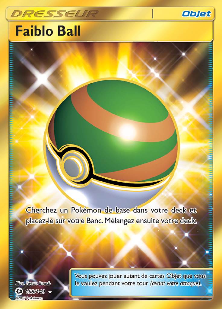 Faiblo Ball 158/149 — Soleil et Lune