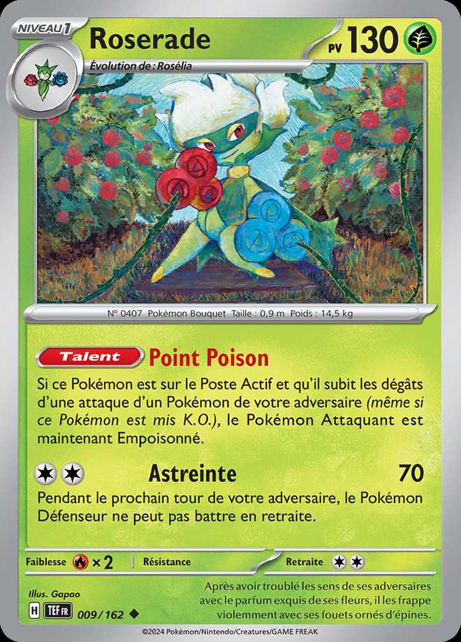 Roserade 009/162 — Forces Temporelles
