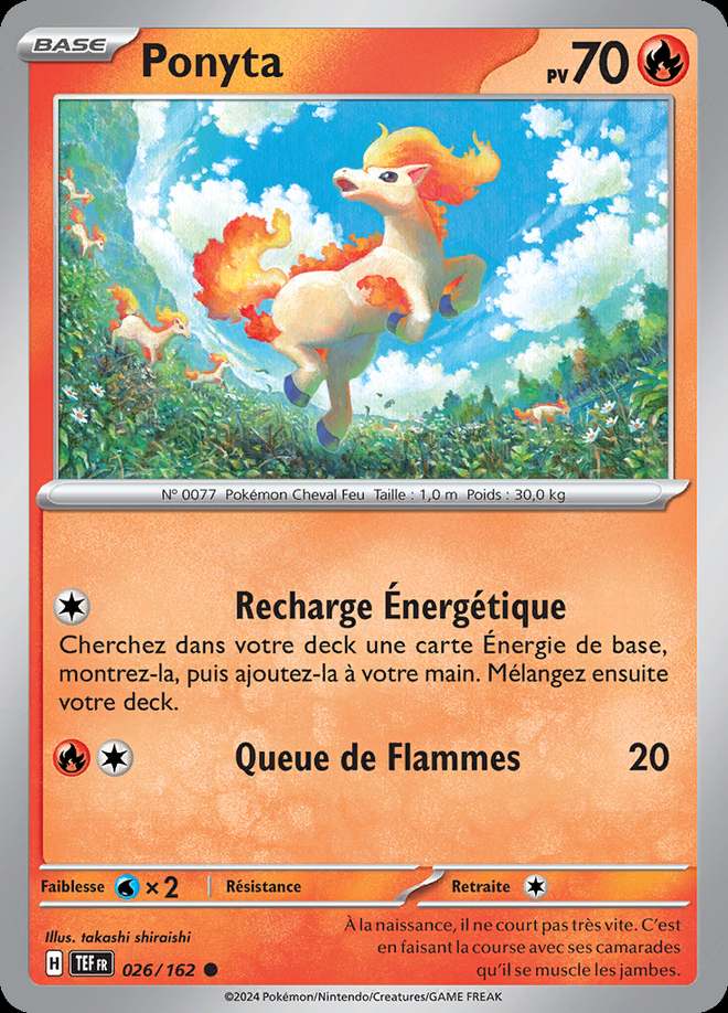 Ponyta 026/162 — Forces Temporelles