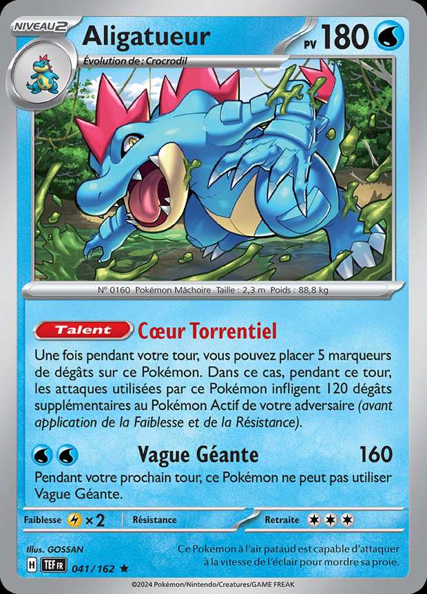 Aligatueur 041/162 — Forces Temporelles