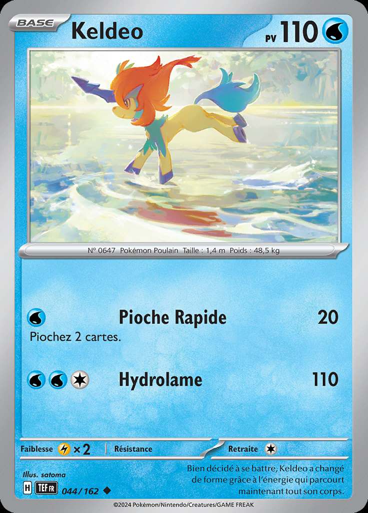 Keldeo 044/162 — Forces Temporelles
