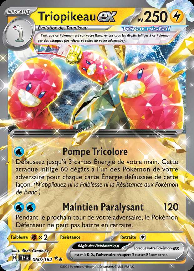Triopikeau-ex 060/162 — Forces Temporelles