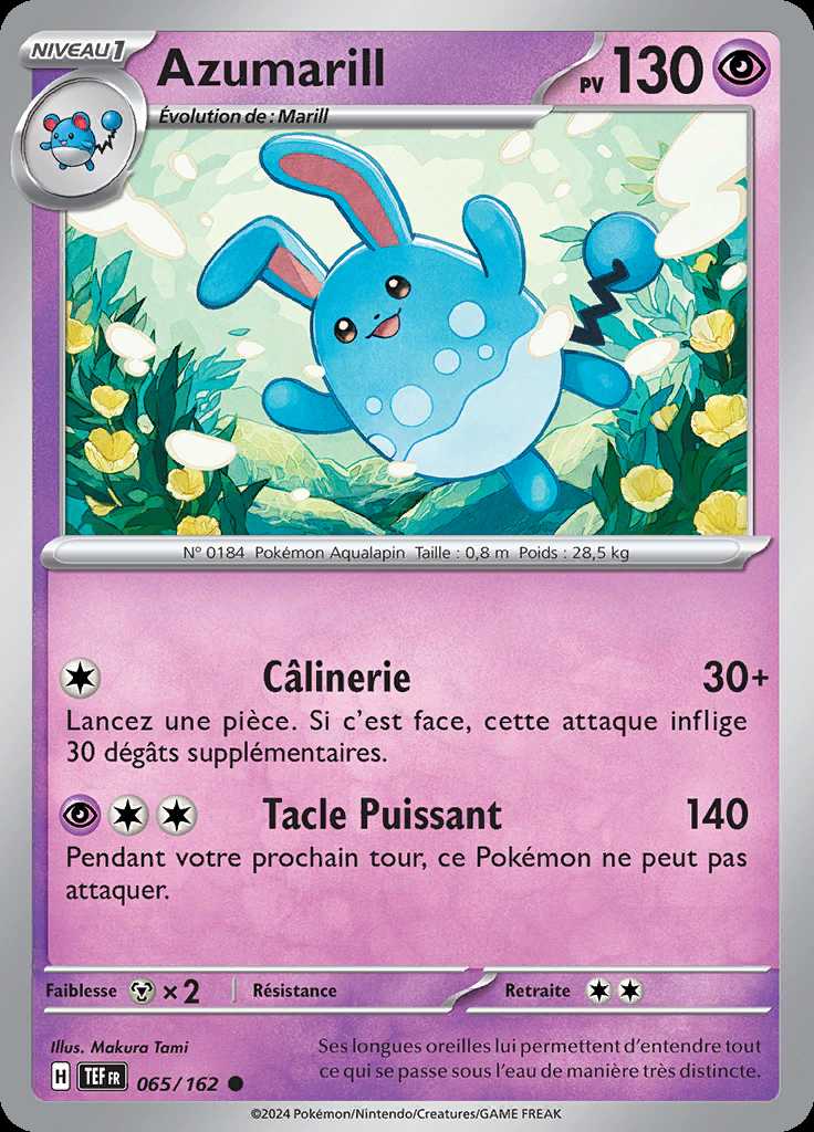 Azumarill 065/162 — Forces Temporelles