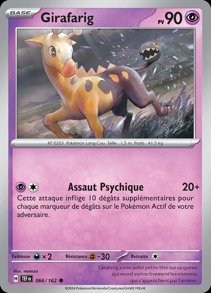 Girafarig 066/162 — Forces Temporelles