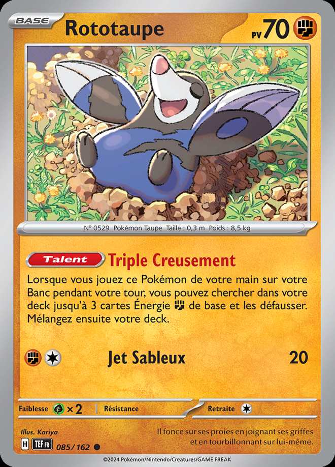 Rototaupe 085/162 — Forces Temporelles