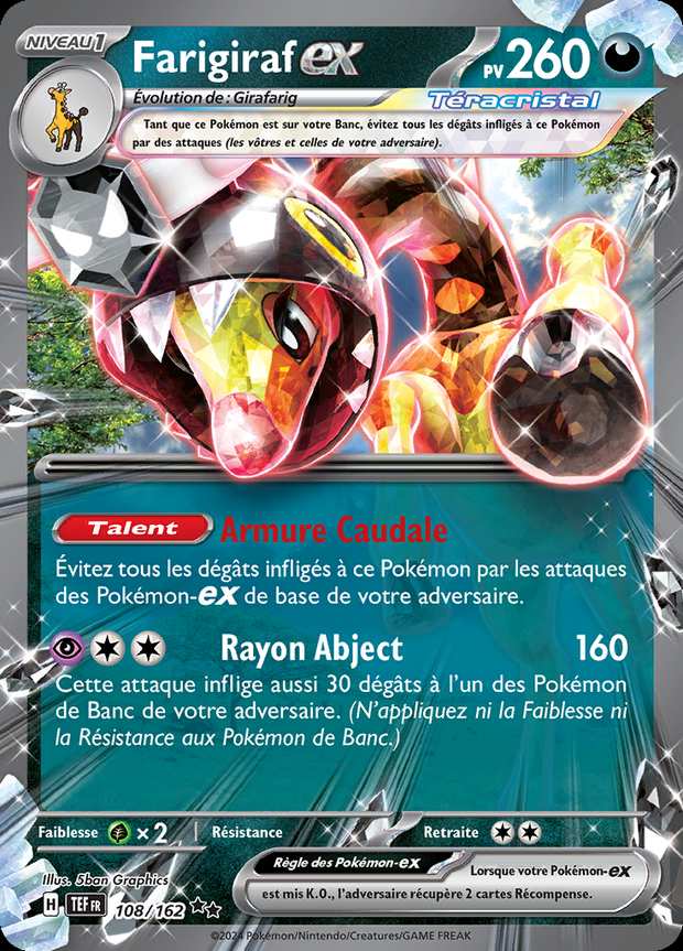 Farigiraf-ex 108/162 — Forces Temporelles