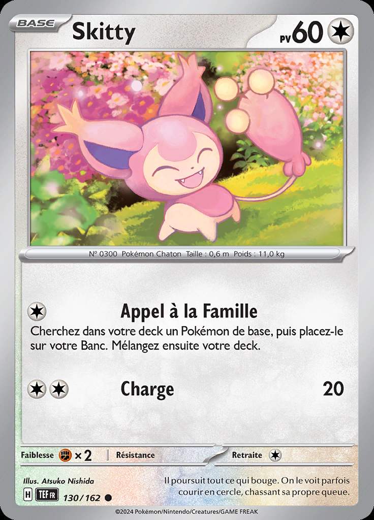 Skitty 130/162 — Forces Temporelles