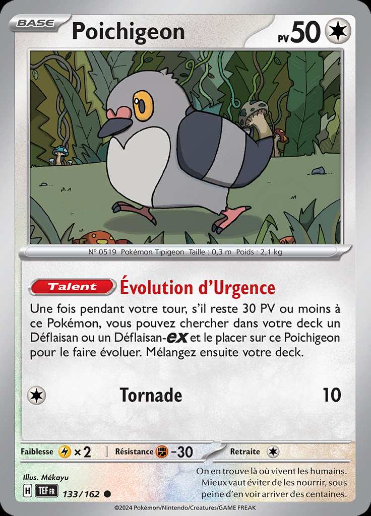 Poichigeon 133/162 — Forces Temporelles