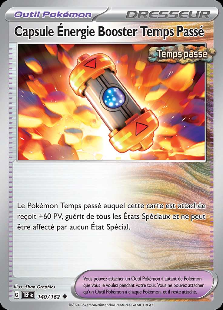 Capsule Énergie Booster Temps Passé 140/162 — Forces Temporelles