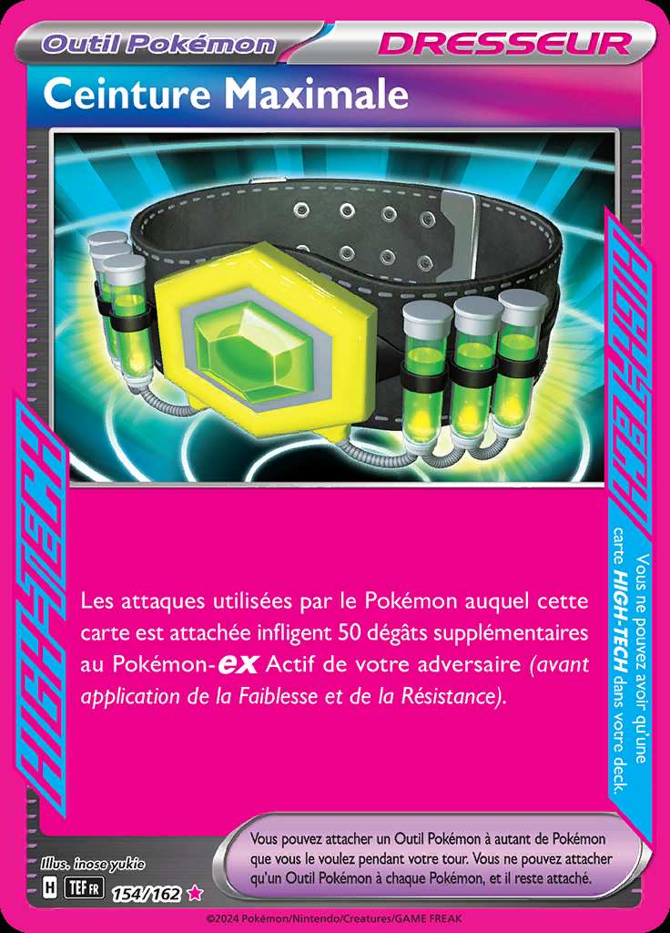 Ceinture Maximale 154/162 — Forces Temporelles