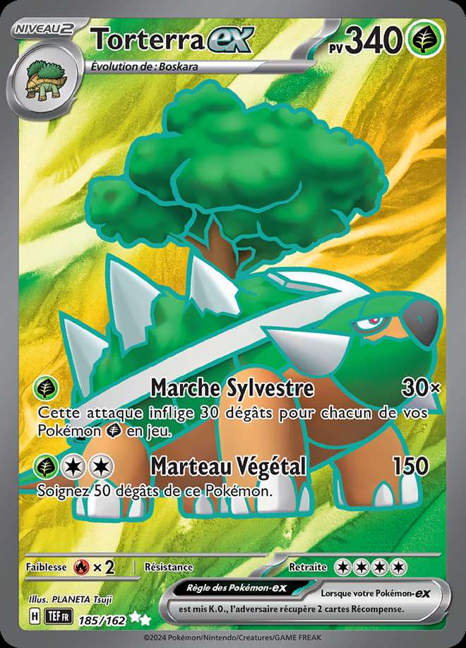 Torterra-ex 185/162 — Forces Temporelles