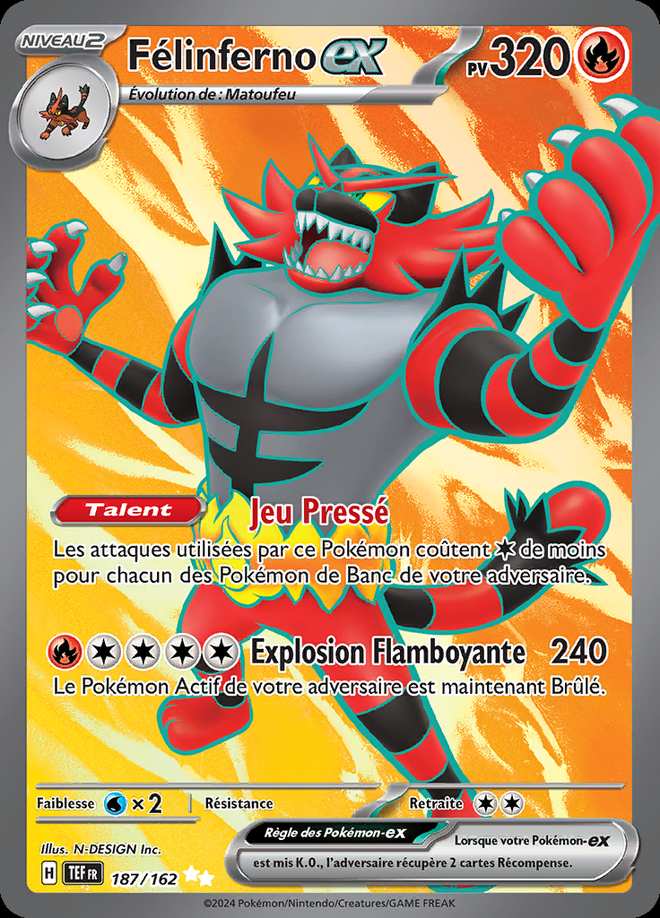 Félinferno-ex 187/162 — Forces Temporelles